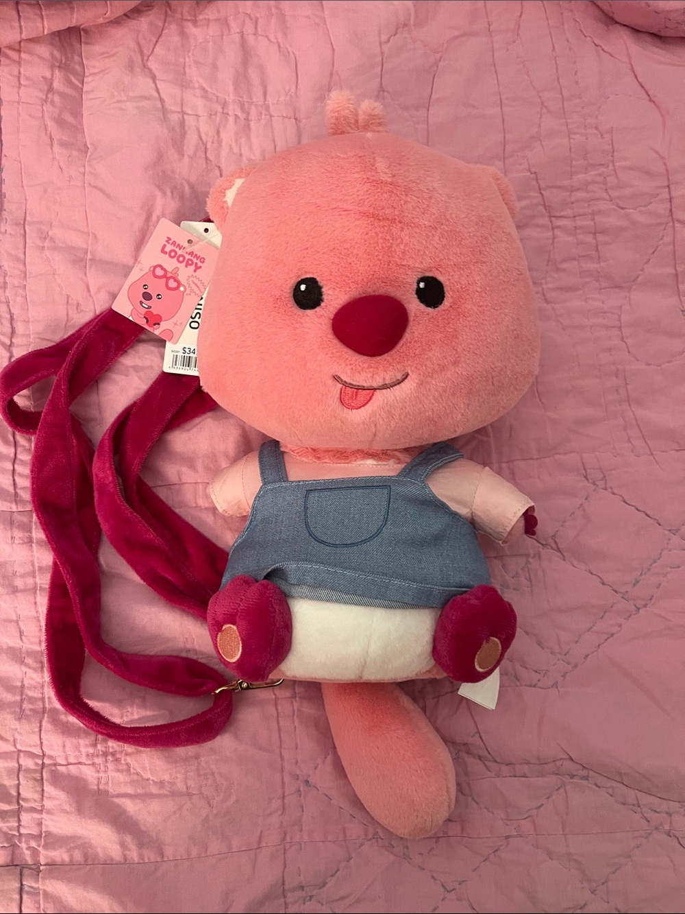Miniso Zanmang LOOPY Crossbody Backpack Bag So Cute